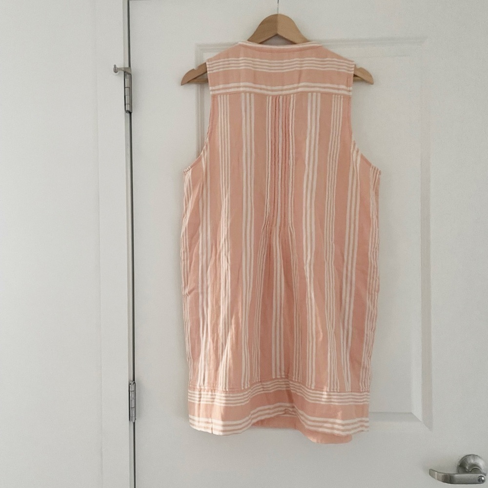 Faherty Dream Organic Cotton Gauze Isha Dress Stripe - Picture 6 of 8